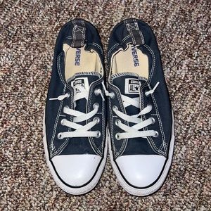 Navy Blue Slip On Converse